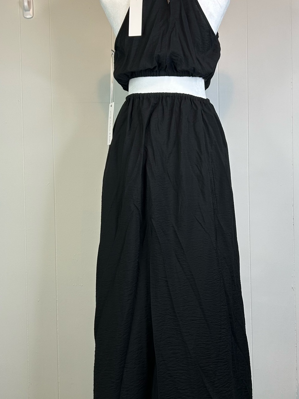 Young Fabulous Broke Women’s XS Maxi Dress Cutouts Black Sleeveless New 322